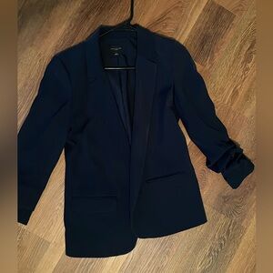 Ann Taylor Blazer in Navy with 3/4 sleeves